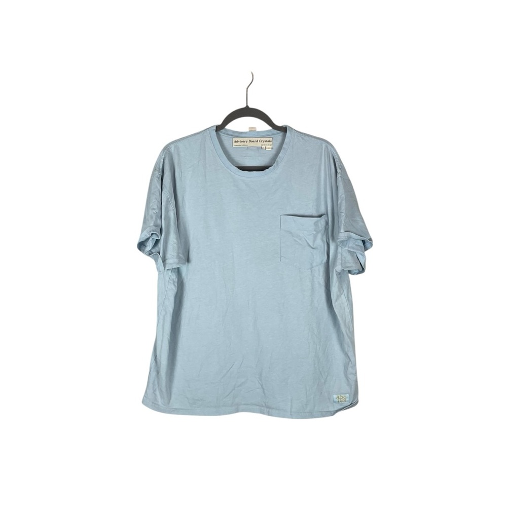 Advisory Board Crystals Blue Pocket T-Shirt Size Large